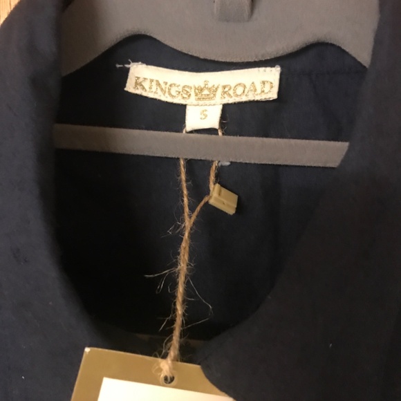 Kings Road Sailor Coastal Nautical Puff Sleeve dress - Picture 2 of 4